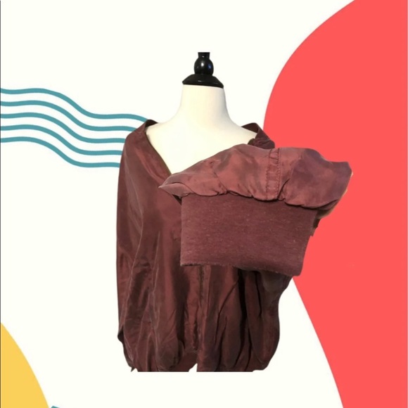 80s 90s 100% Silk bomber jacket vintage - Picture 4 of 9